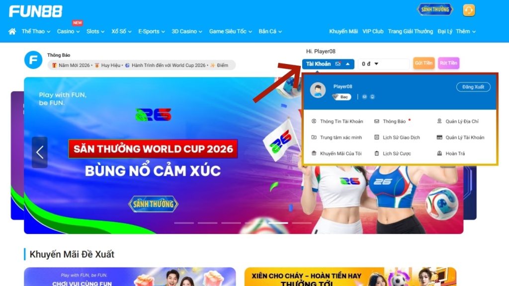 Tiến hành xác minh thông tin cá nhân